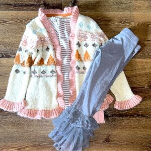 Matilda Jane sweater long sleeveeve shirt and flares